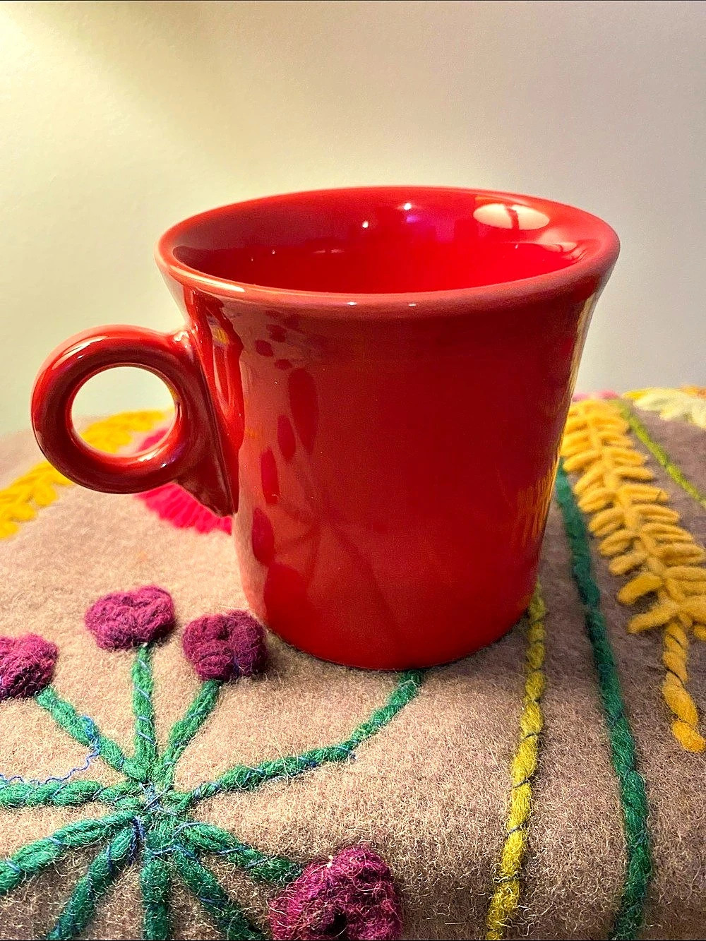 Fiesta Classic Ring Handle Mug Red